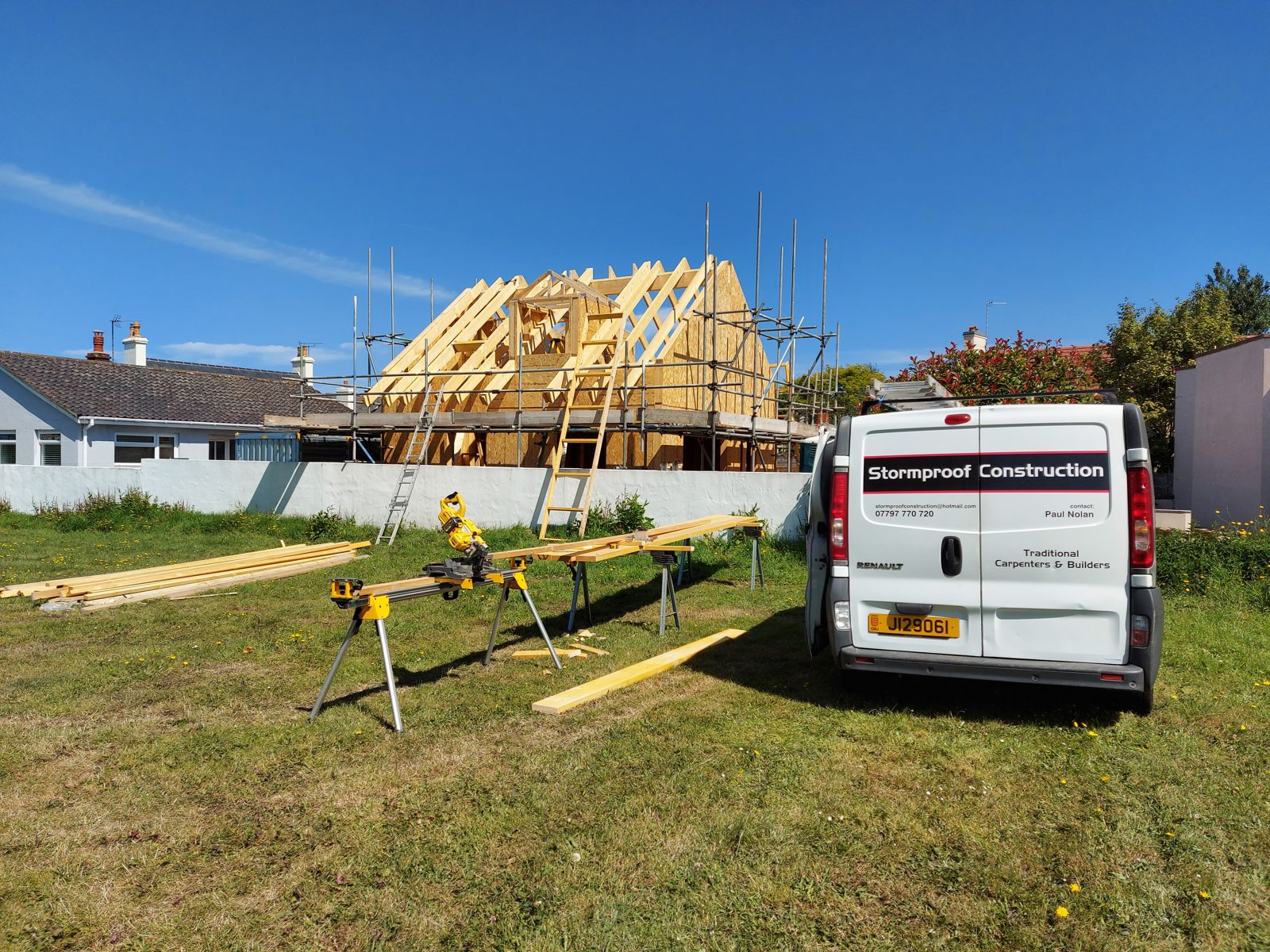 Timber frame new build, featured project by Stormproof Construction